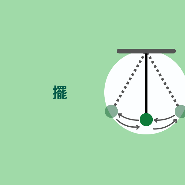 擺