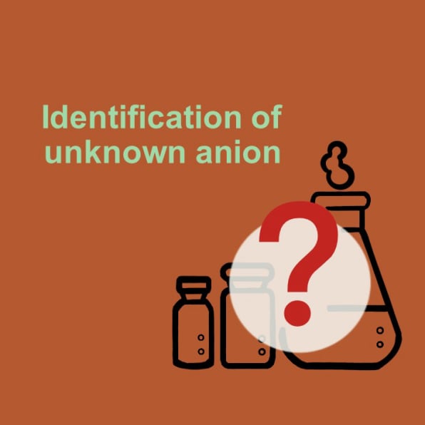 Identification of Unknown Anion